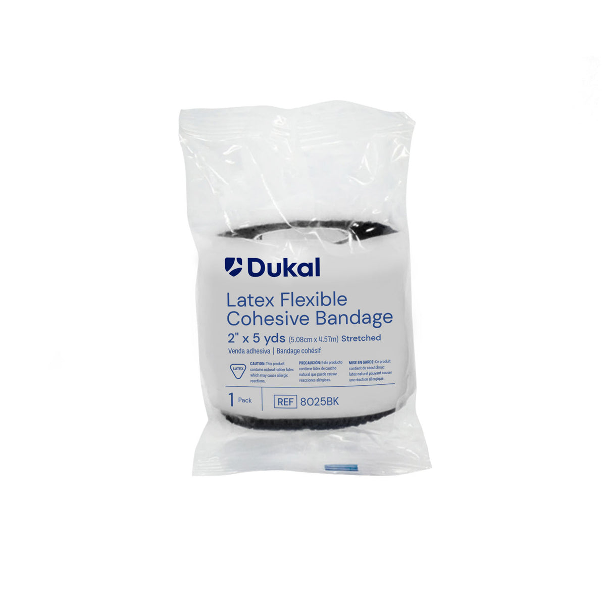 Dukal Cohesive Bandages - Black Latex, 2" Width