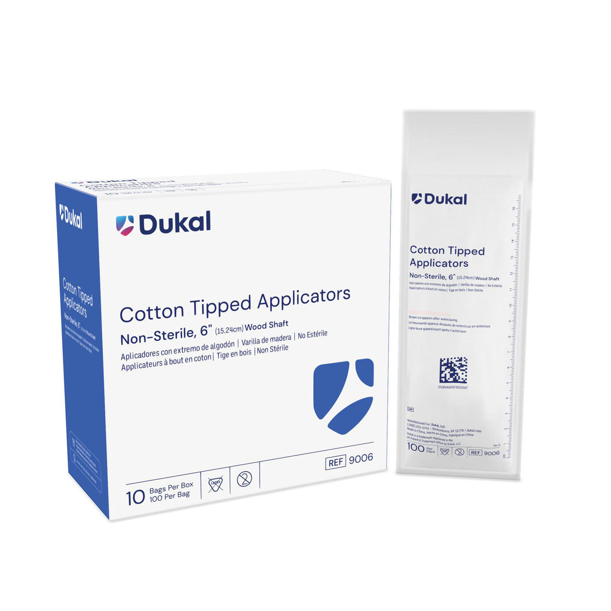 Dukal Cotton Tipped Applicators - Non-Sterile
