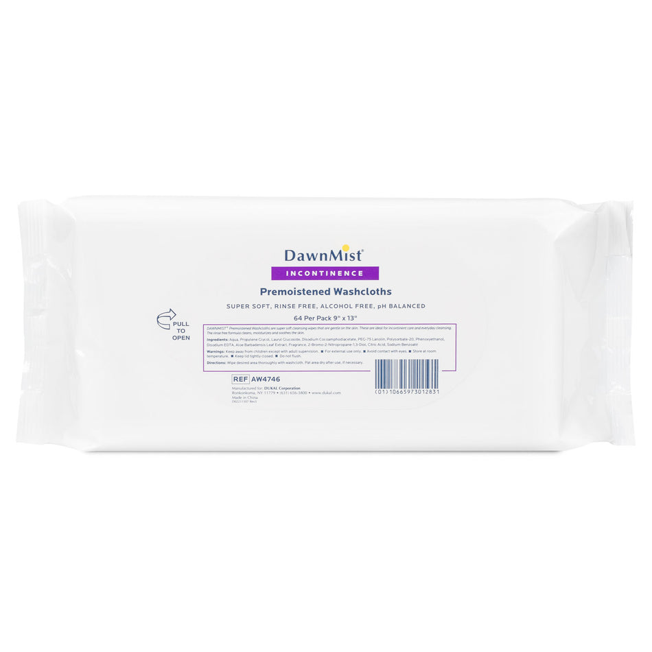 Dukal Dawnmist Washcloths - Premium Soft Pack