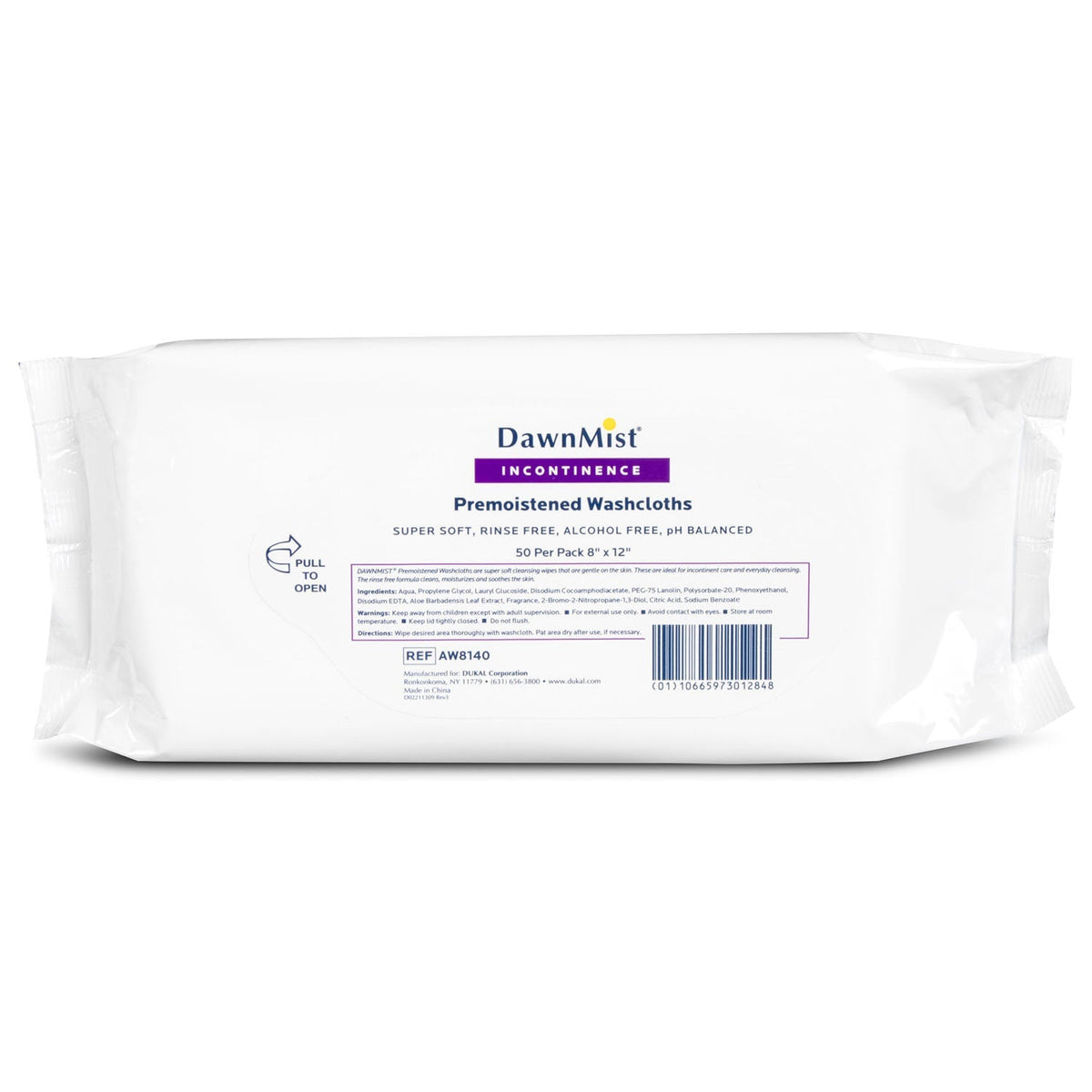 Dukal Dawnmist Washcloths - Soft Pack