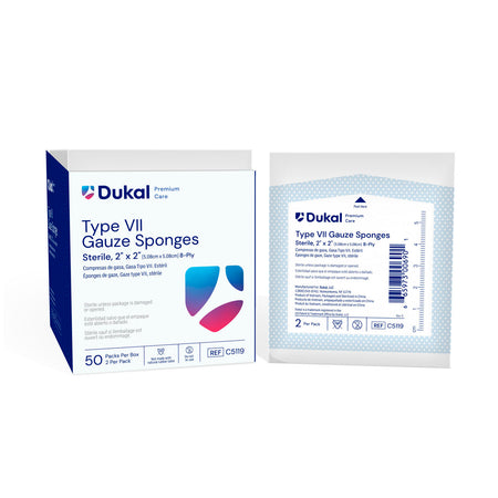 Dukal Calibertm Gauze Sponges - Sterile 2" x 2"