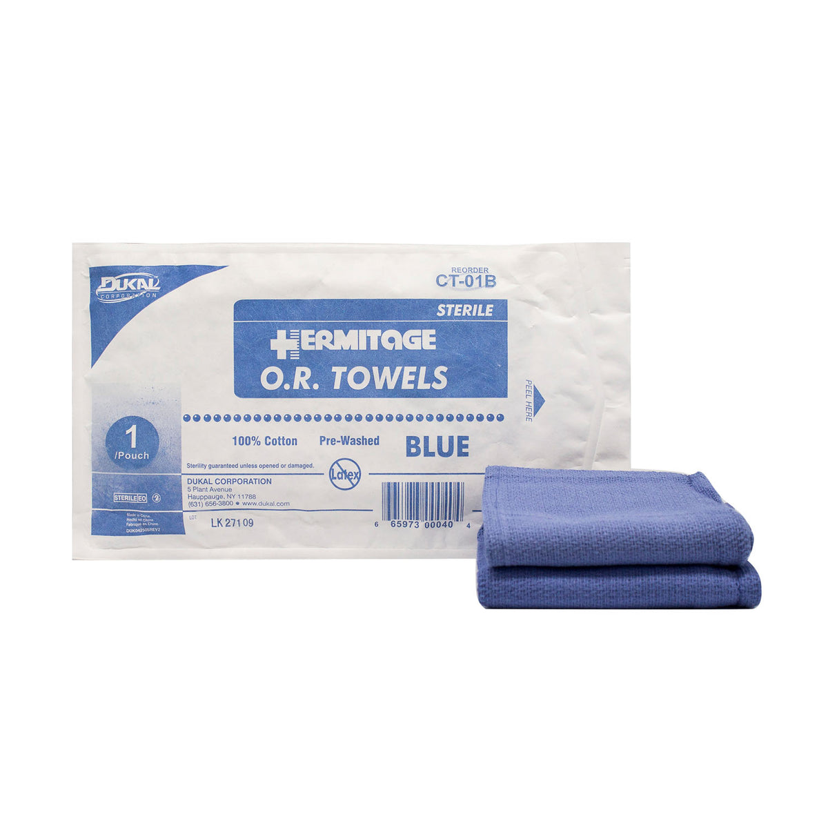 Dukal Operating Room (O.r.) Towels - Sterile Blue – image 2