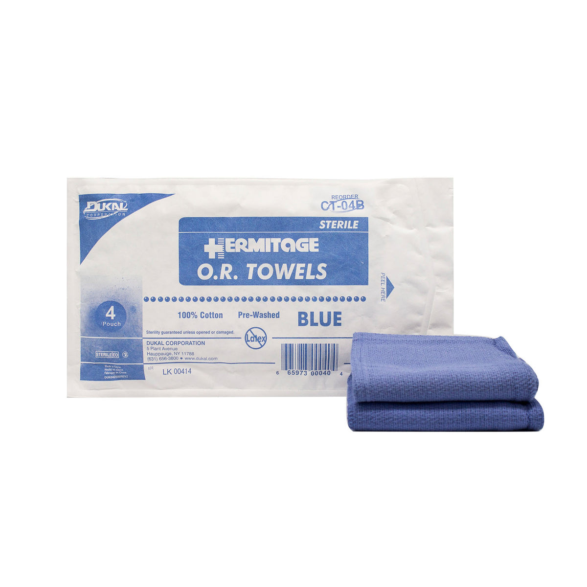 Dukal Operating Room (O.r.) Towels - Sterile Blue – image 3