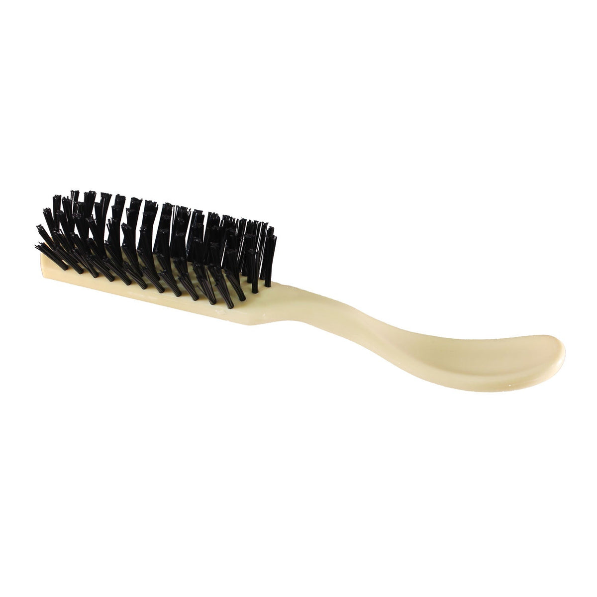 Dukal Dawnmist Brush - Adult Hair Brush with Nylon Bristles (Ivory Handle)