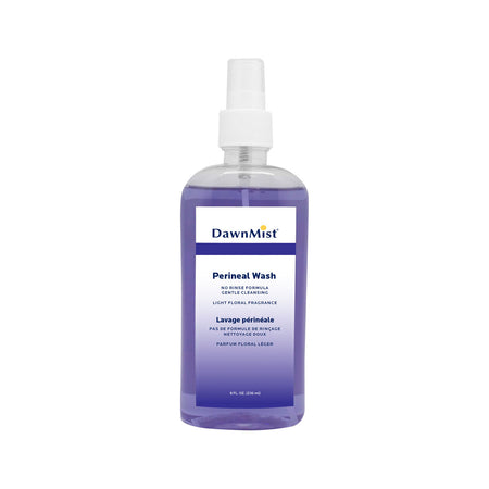 Dukal Dawnmist Perineal Wash - No Rinse Formula - 8 oz Spray Bottle