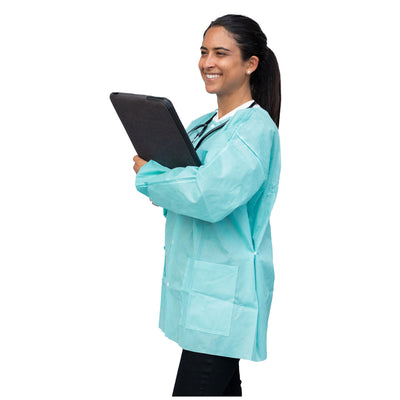 Dukal Unipack Personal Protection - FitMe Lab Jackets - Teal/ Green