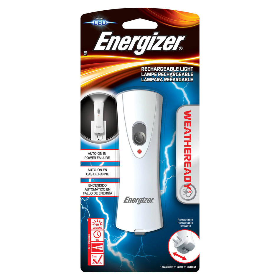 Energizer Flashlight - Economy Emergency Rechargeable Light