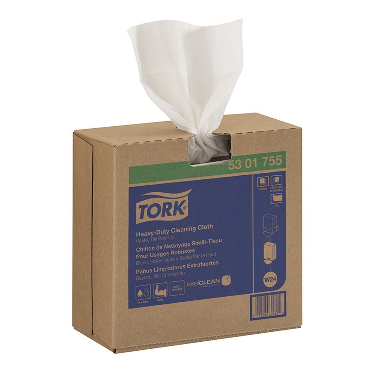 Essity Tork Cleaning Cloth - Heavy-Duty Cloth (Pop-Up Box)