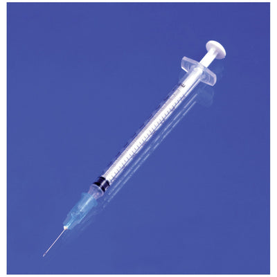Exel TB Tuberculin Syringes with Luer Slip - LL LDS Amber