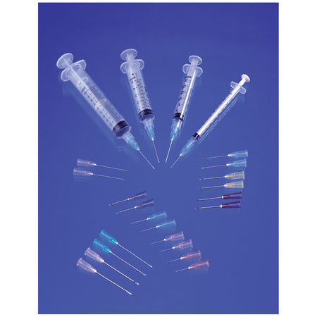Exel Luer Lock Syringe with Needle - 10CC, 21G
