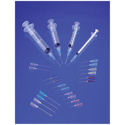 Exel Luer Slip Syringe with Needle, 22G