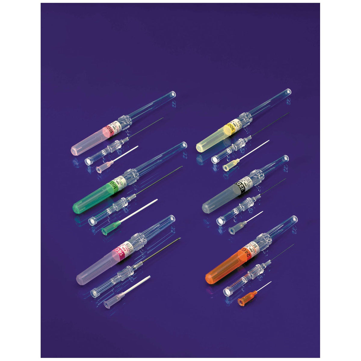 Exel Safelet IV Catheters - 24G