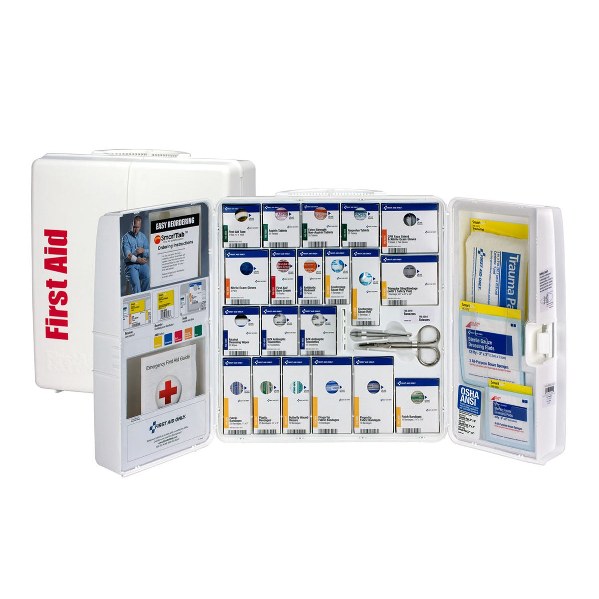 First Aid Only/Acme United Smart Compliance Cabinets - Complete Cabinet Food Service, W/O Meds, Plastic, ANSI A+