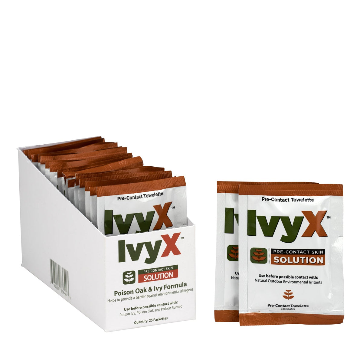 First Aid Only/Acme United Ivyxtm Pre-Contact Solutions - Lotion Packets, 25/BX