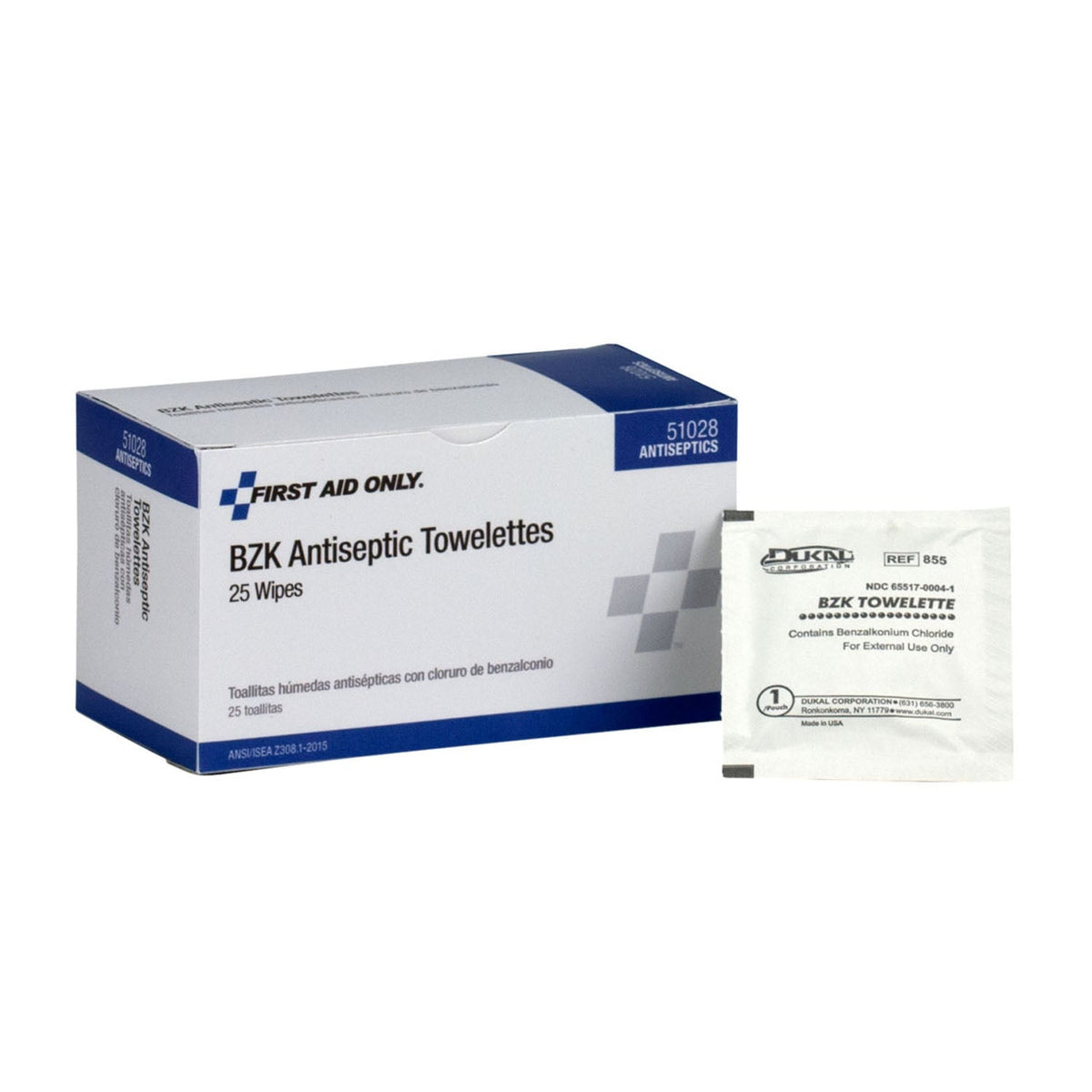First Aid Only/Acme United BZK Antiseptic Wipes – image 2