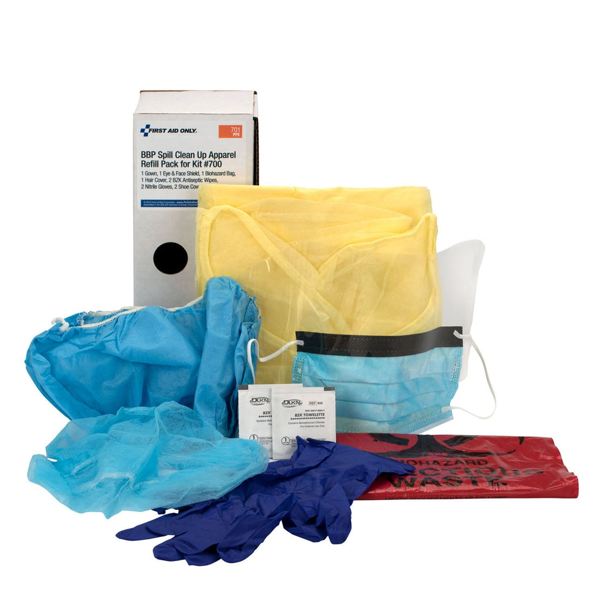 First Aid Only/Acme United Spill Clean Up Kit - BBP Apparel Refill Pack