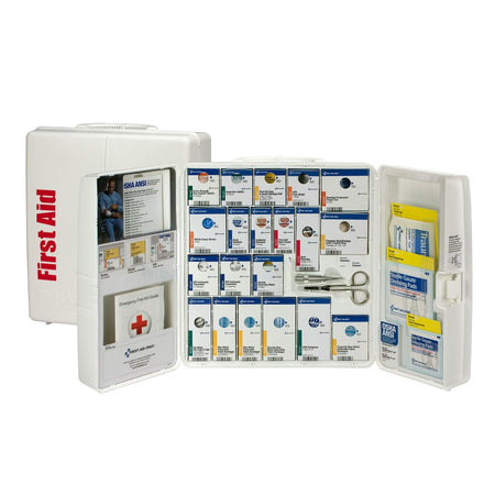 First Aid Only/Acme United Smart Compliance Cabinets - Plastic Food Service Cabinets with Meds, ANSI A+