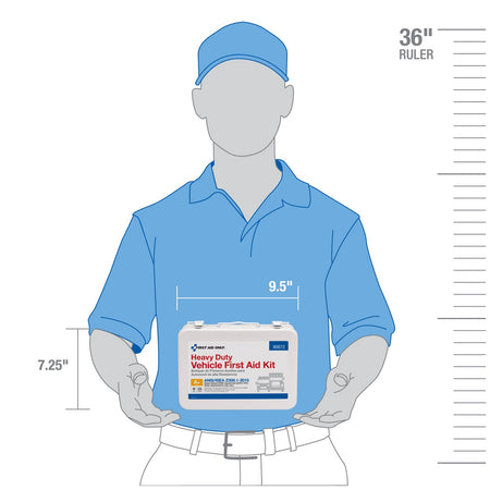 First Aid Only/Acme United ANSI/OSHA Compliant Package - Contractor and Vehicle Kits - Vehicle Kit