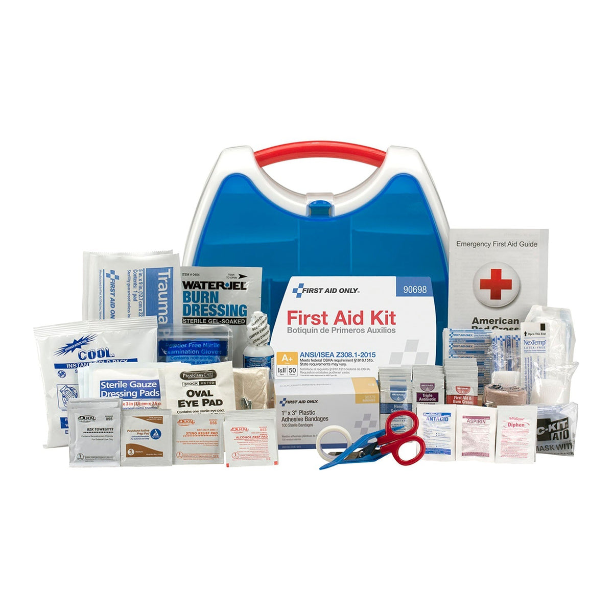 First Aid Only/Acme United First Aid Kits - 50 Person Kits (Plastic Case) - ReadyCare ANSI A+ Kit