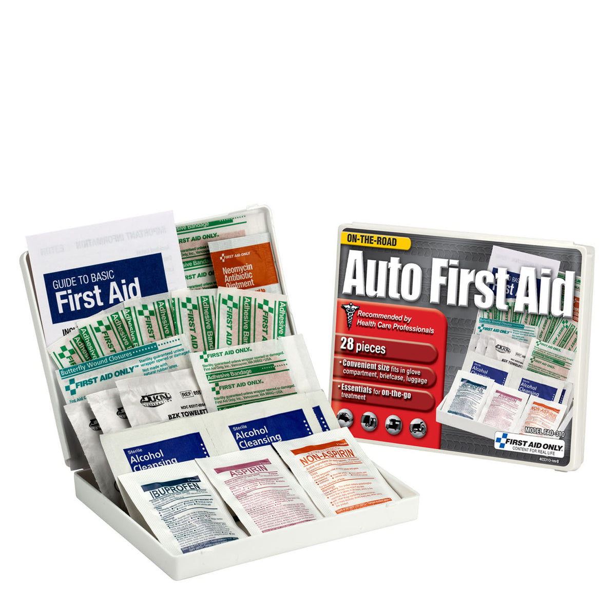 First Aid Only/Acme United Consumer Kits - Auto (Plastic Case) 28 Piece