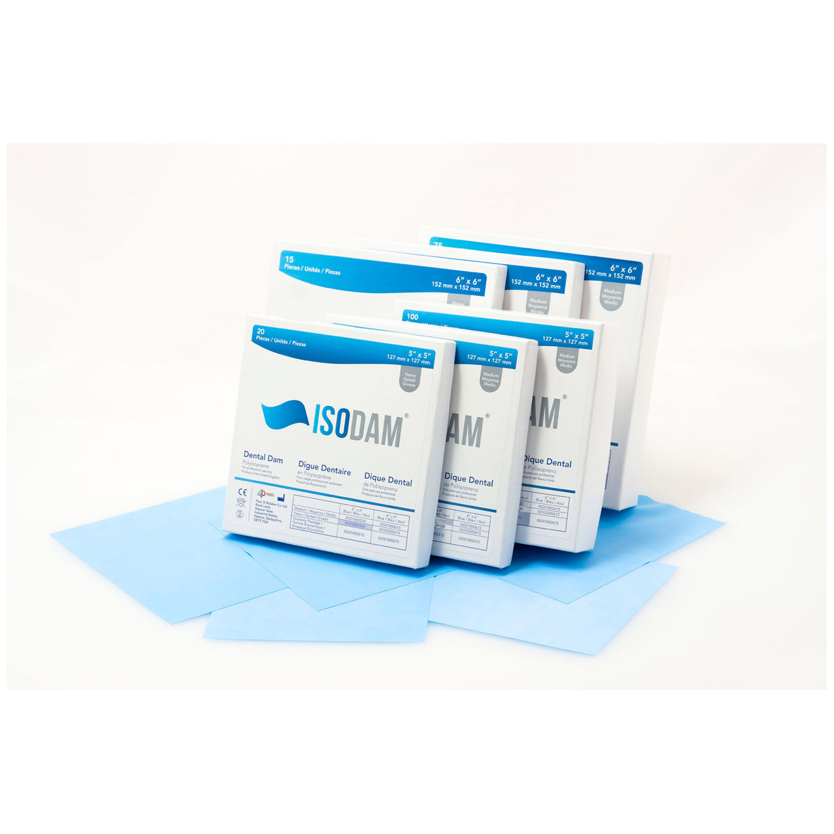 Four D Rubber Isodam Dental Dam - Medium – image 2