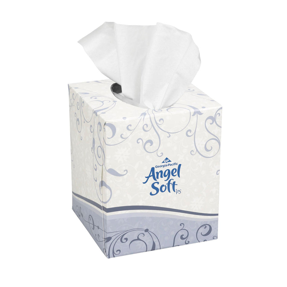 Georgia-Pacific Angel Soft PS Premium Facial Tissue - Cube Box