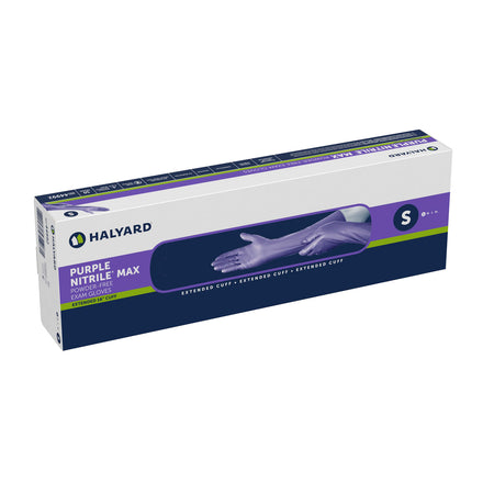 Halyard Purple Nitrile Max Powder Free Exam Gloves