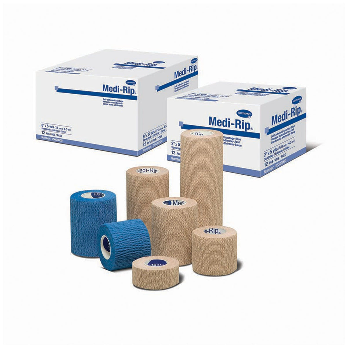Hartmann USA Medi-Rip Self-Adherent Bandage - Tan (Bulk Pack)