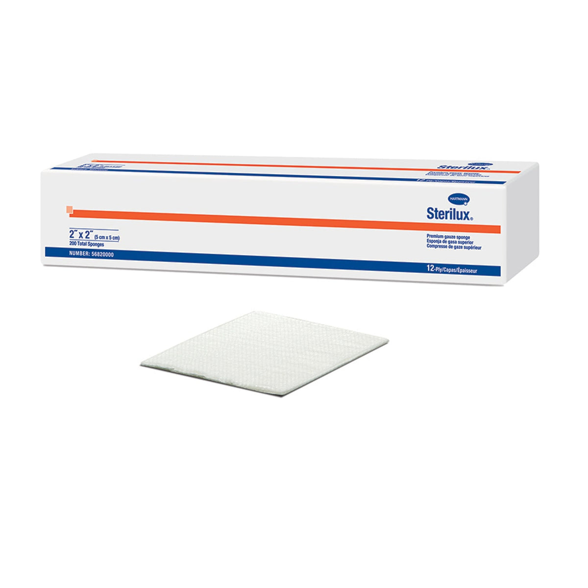 Hartmann USA Sterilux Premium Gauze Sponges - Non-Sterile, 2" x 2"