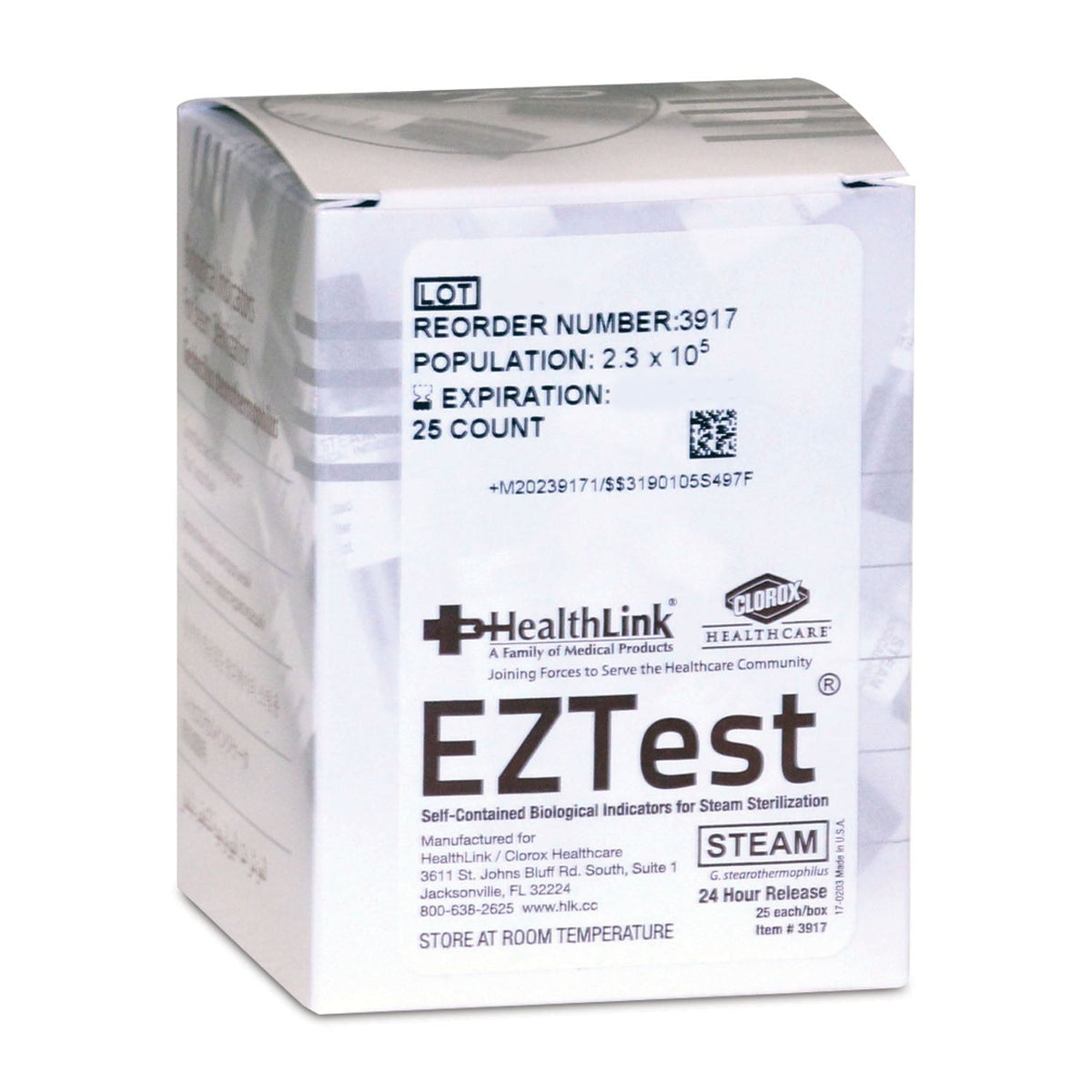 EDM3 Biological Indicators - Eztest™ Steam Vials