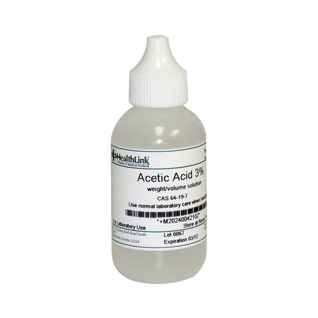 EDM3 Stains and Reagents - Acetic Acid 3% - Dropper Bottle