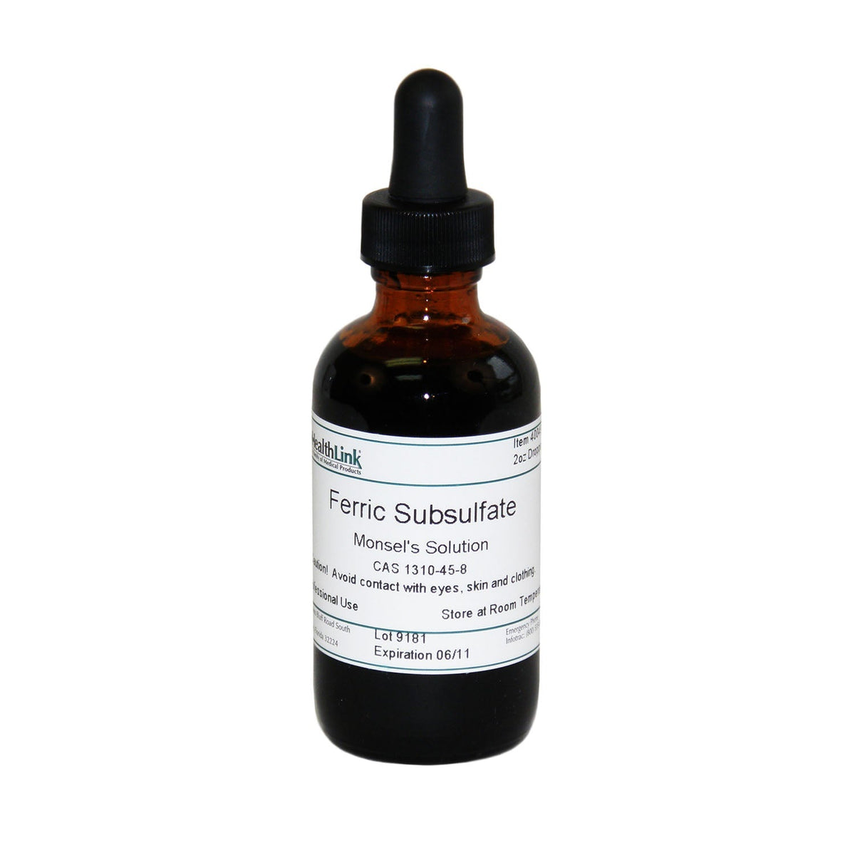 EDM3 Stains and Reagents - Monsel's Solution, Dropper Bottle, 2 oz