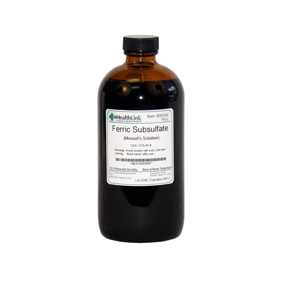 EDM3 Stains and Reagents - Monsel's Solution, Amber Bottle, 16 oz