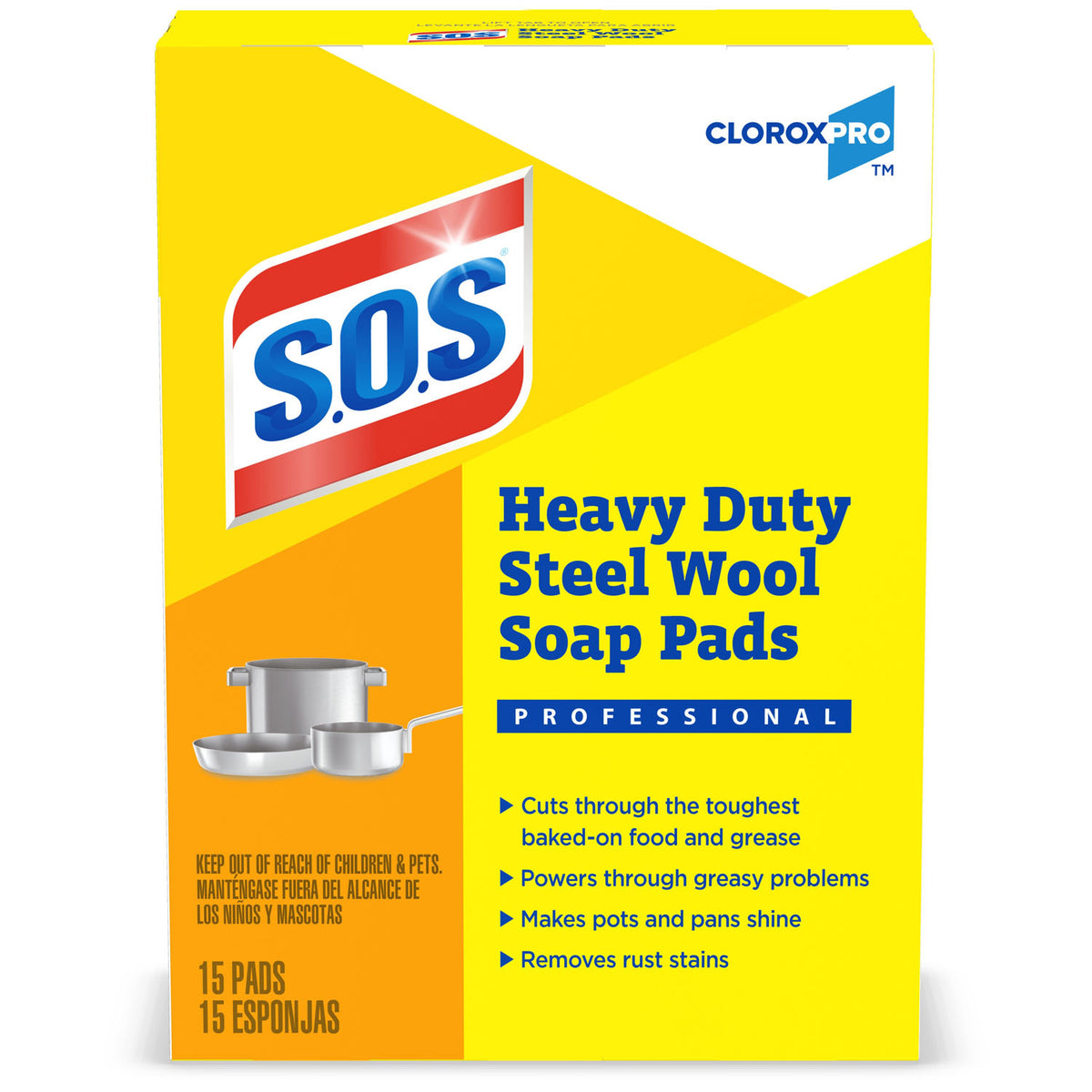 Clorox Manual Cleaning Tools - Steel Wool Soap Pads