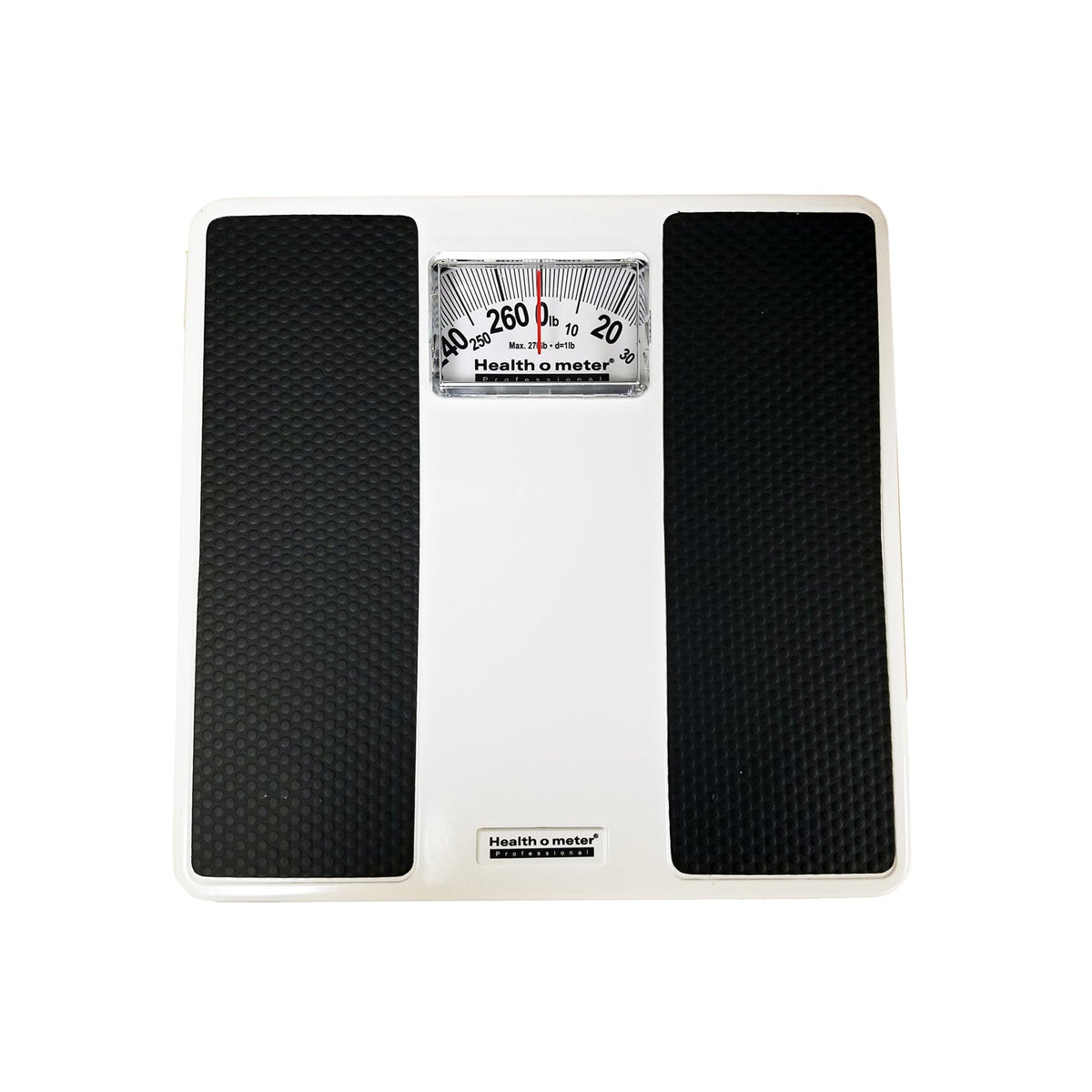 Pelstar/Health O Meter Professional Scale - Home Care Dial Scales (270 lbs Capacity, Steel Base, Non-Slip Mat)