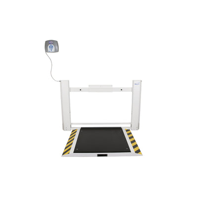 Pelstar/Health O Meter Professional Scale - Antimicrobial Wall Mounted Wheelchair Scale (LB/KG Lockout)