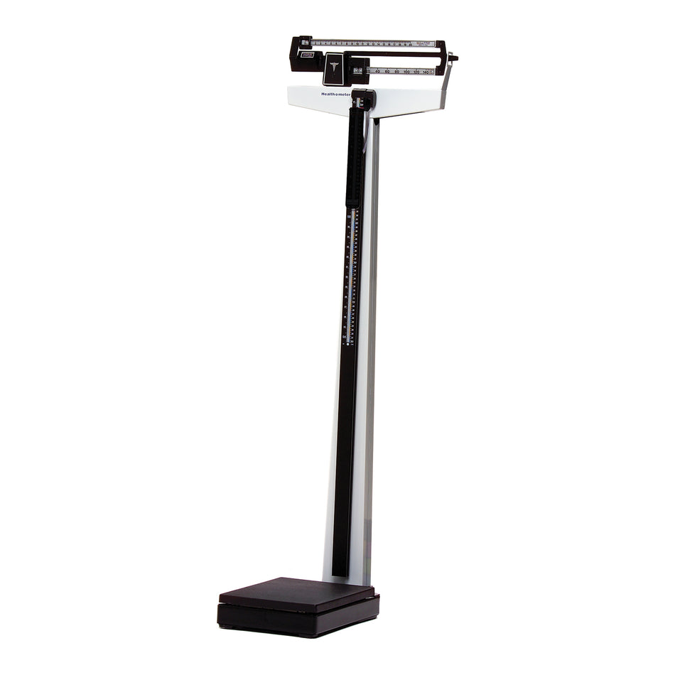 Pelstar/Health O Meter Professional Scale - Physician Balance Beam Scales with Height Rod (400 lb Capacity)