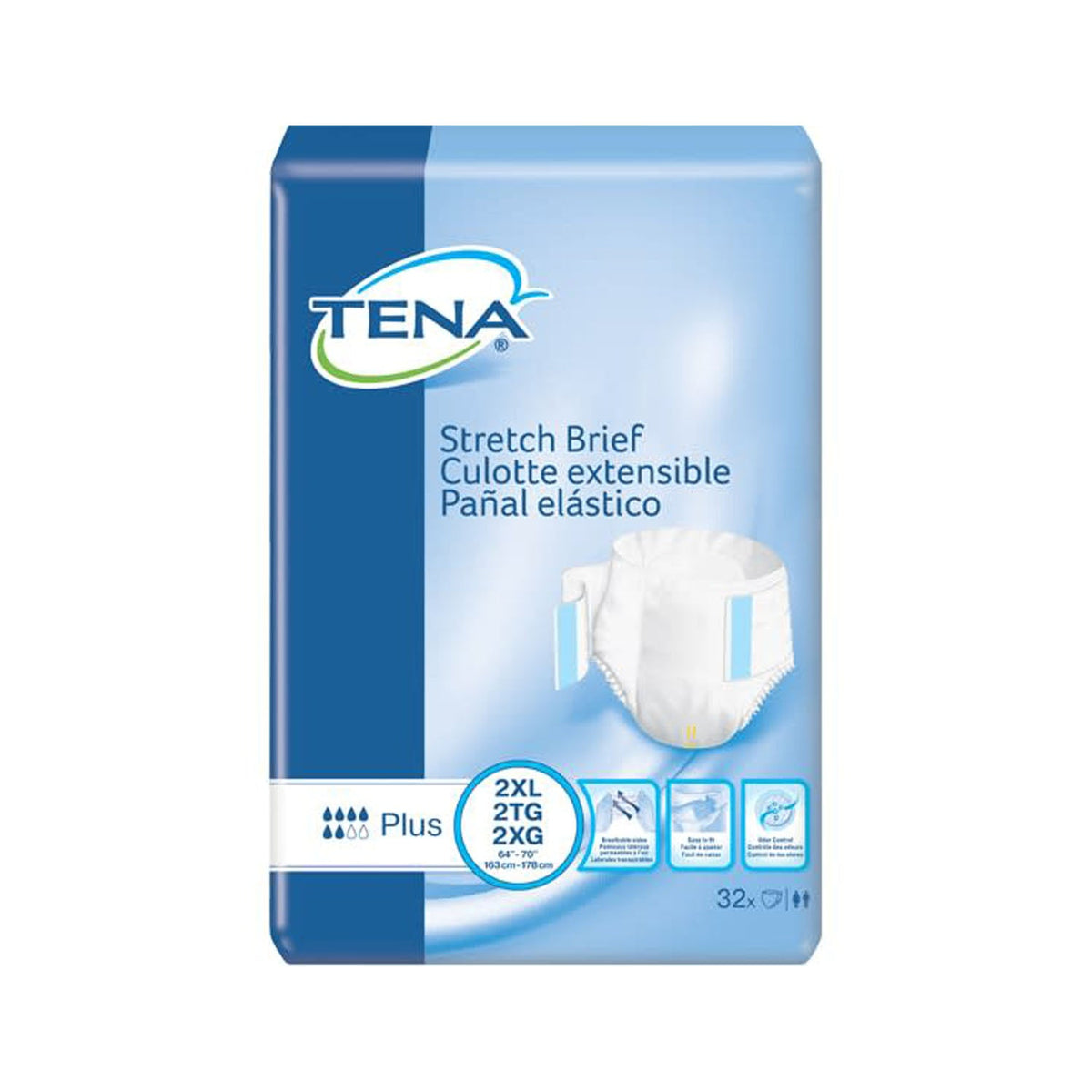 Essity HMS Tena Stretchtm Briefs - Plus Absorbency