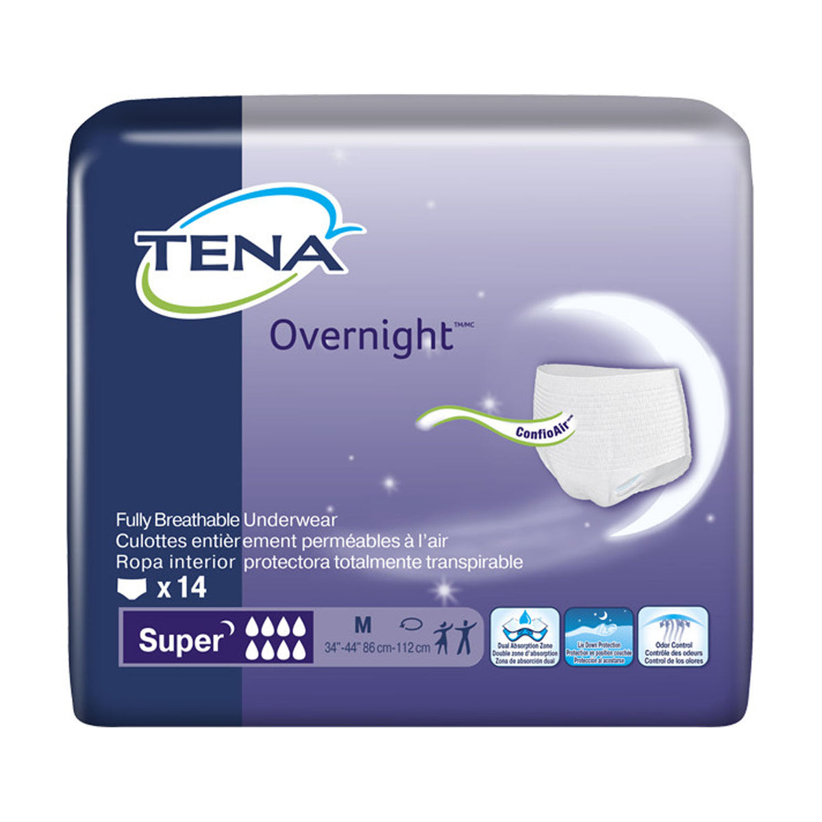 Essity HMS Tena Overnighttm Super Protective Underwear
