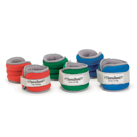 Performance Health Theraband Comfort Fit Ankle & Wrist Weight Sets - Retail Packaged, Individually Packed