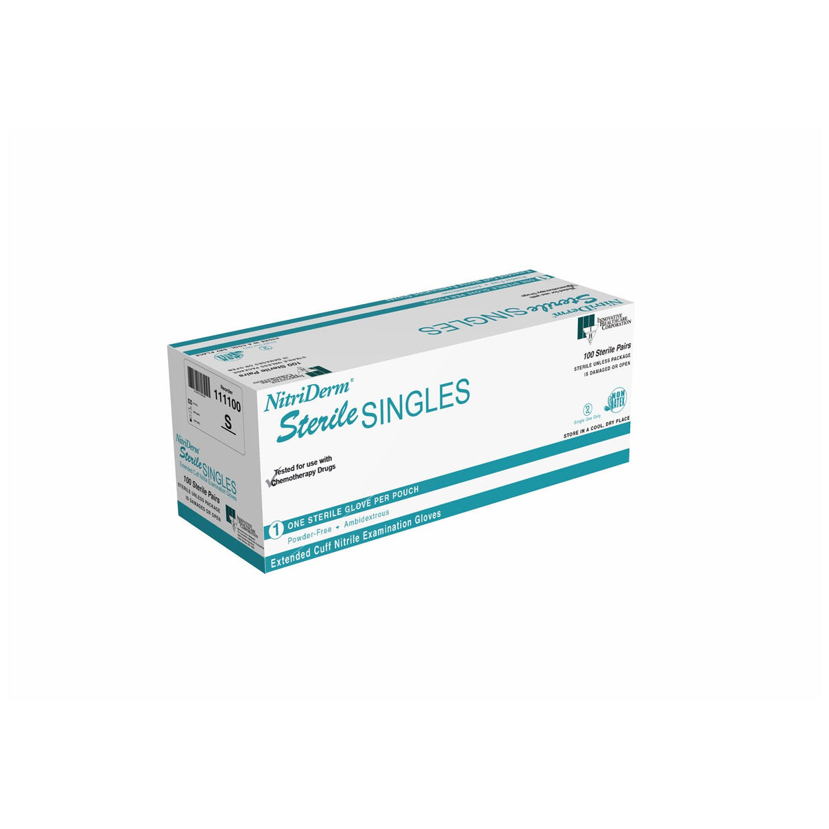 Innovative Nitriderm Sterile Powder-Free Nitrile Exam Gloves - Chemo Tested (Extended Cuff)
