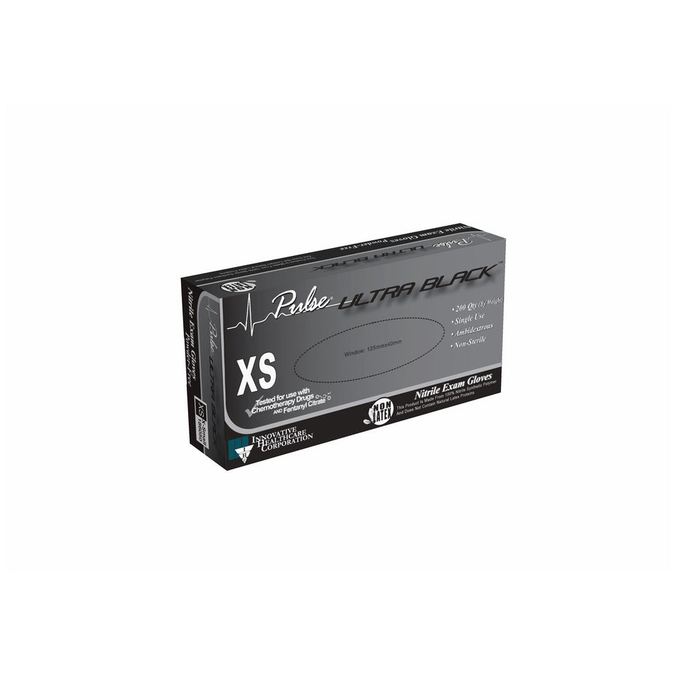 Innovative Pulse Ultra Blacktm Nitrile Exam Gloves
