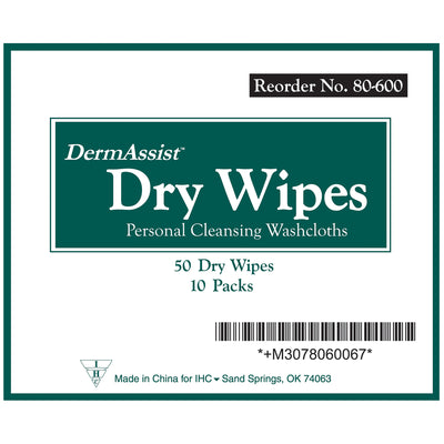 Innovative Dermassist Dry Wipes
