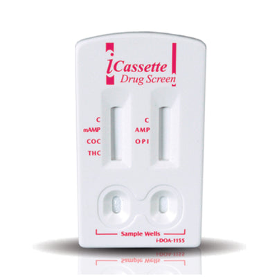 Alere Toxicology Icassette (Pipette) - Multi Drug Test (Cocaine, Marijuana, Opiate, Phencyclidine, Methamphetamine)