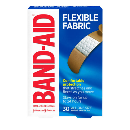 Kenvue Band-Aid Flexible Fabric Adhesive Bandages - All One Size