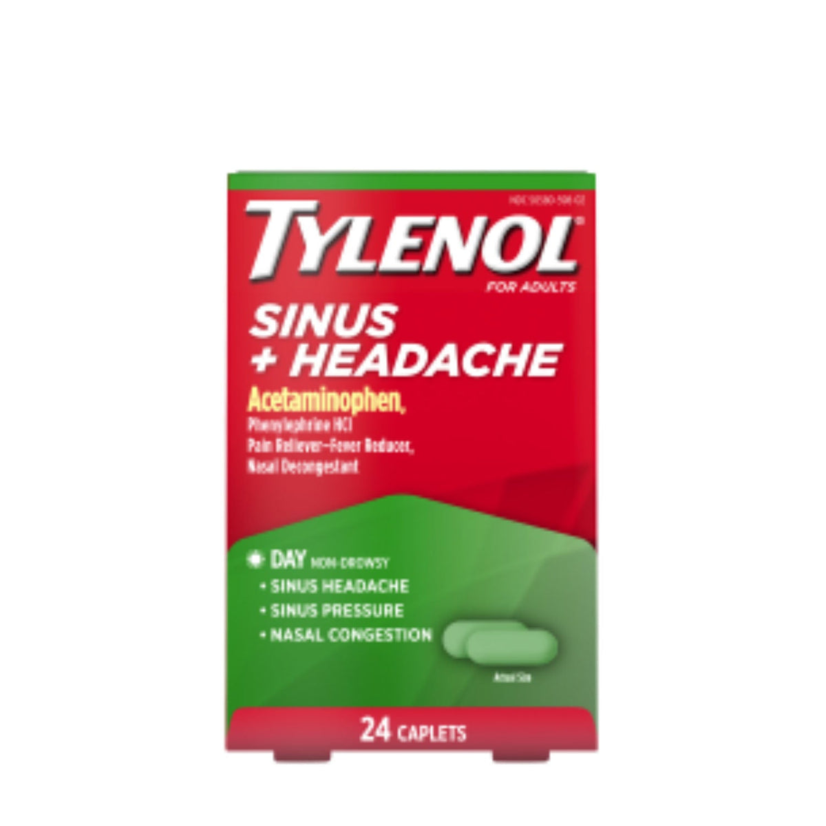 Kenvue Tylenol Daytime Caplets, Non-Drowsy