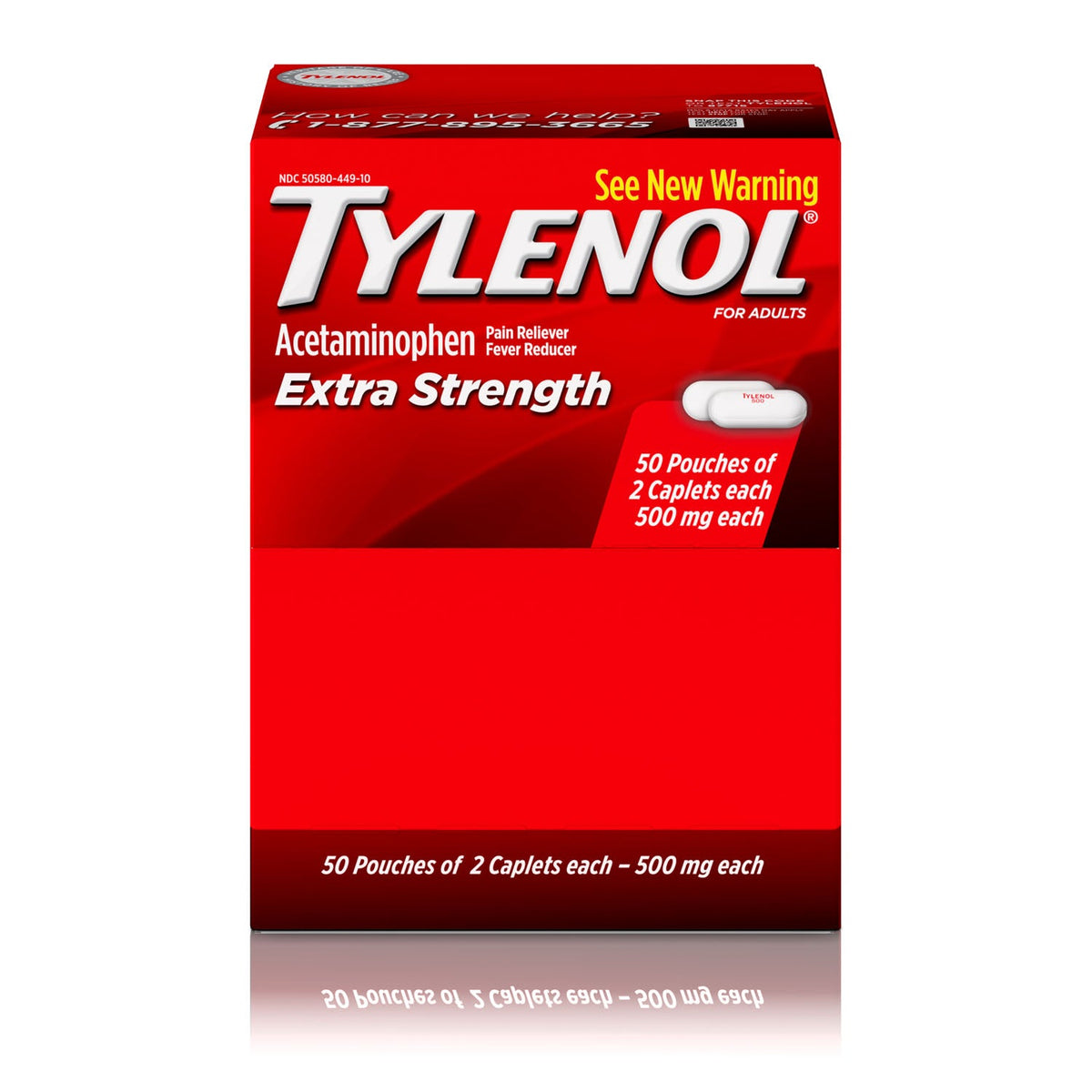 Kenvue Tylenol Extra Strength Caplets - 2/Pch