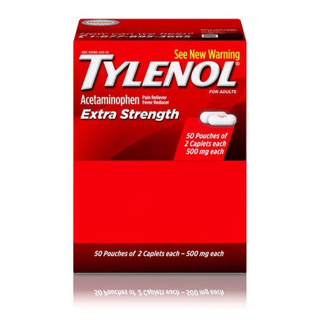 Kenvue Tylenol Extra Strength Caplets - 2/Pch