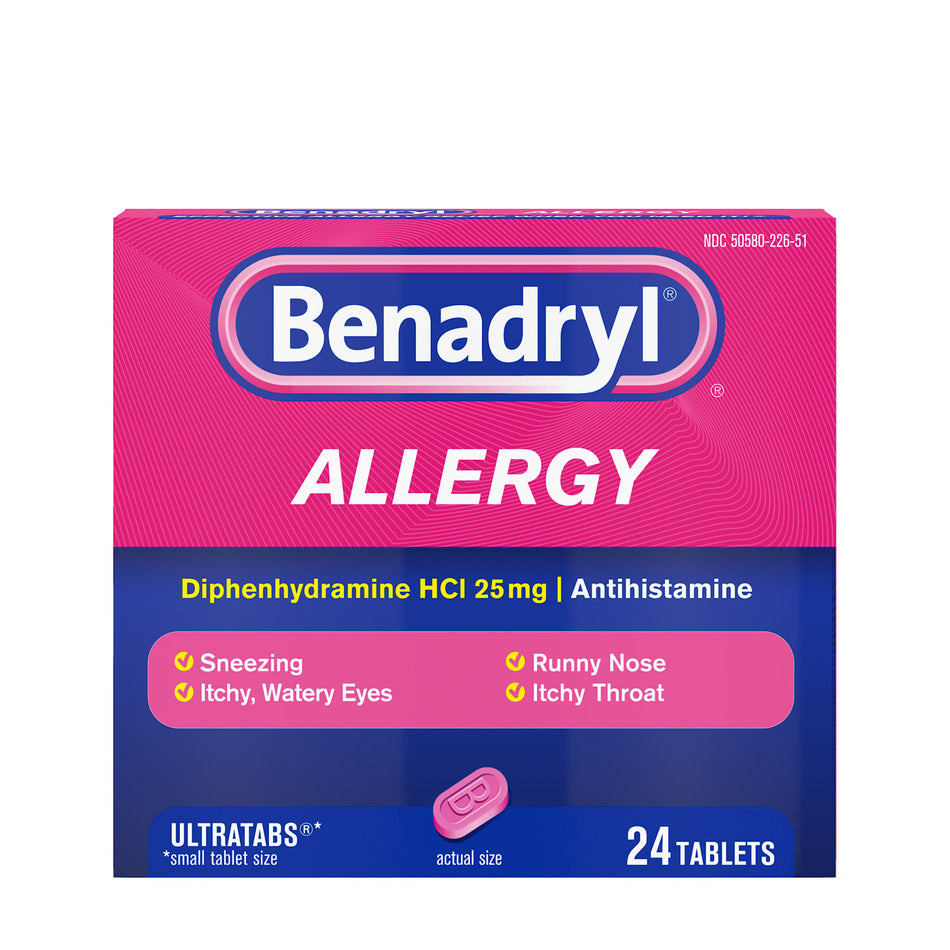 Benadryl Ultratabs Tablets - 100S