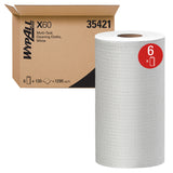 Kimberly-Clark Wypall Wipers - Hydroknit Wipers X60 - White - Roll Variants